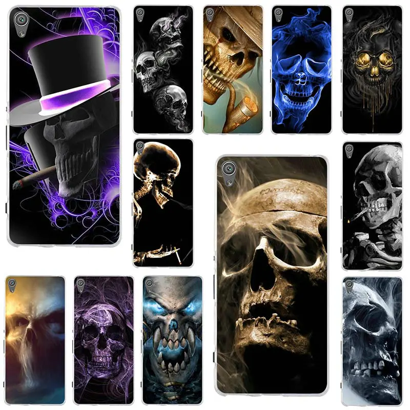 

Mobile Phone Cases for Sony Xperia M5 E3 E5 M2 M4 T3 X XA Z Z1 Z2 Z3 Z4 Z5 Compact Cases Cover Coque Sugar Skeleton Skull Shape