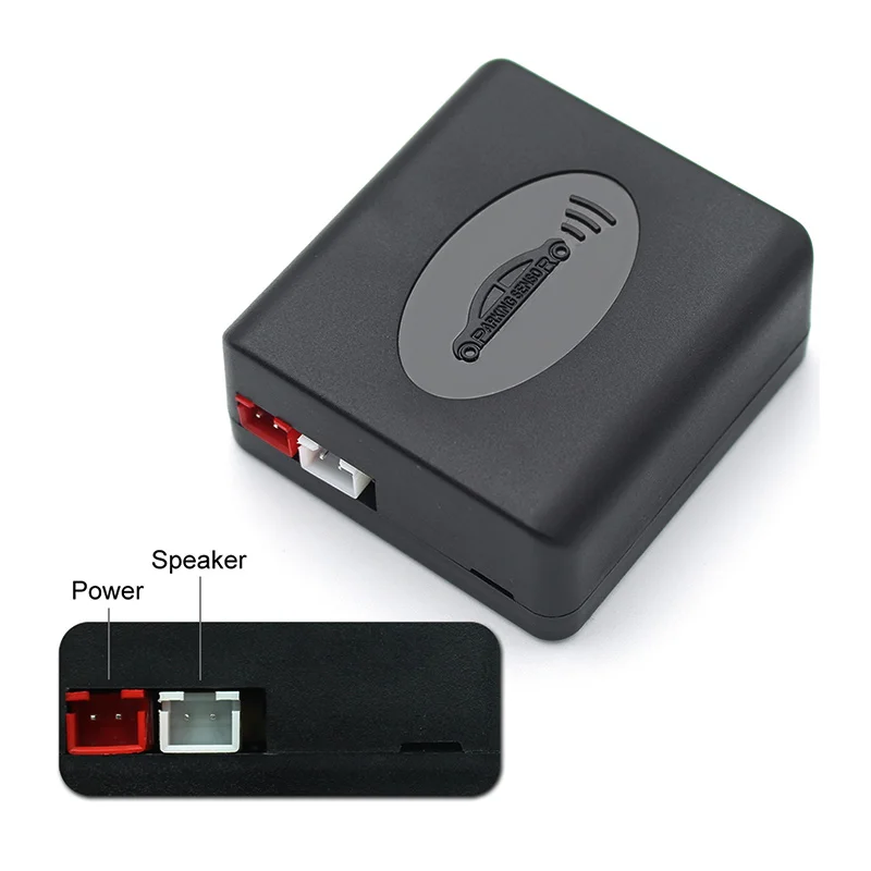  Eunavi 1set Auto Parktronic Led Parking Sensor Kit Display 4 Sensors For All Cars Reverse Assistanc