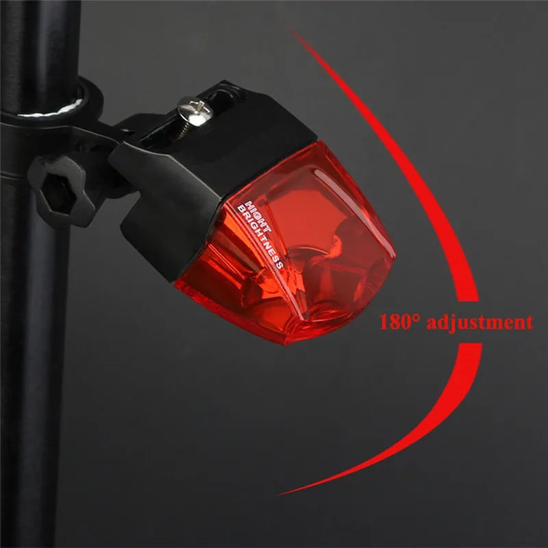 Top Bicycle Self-powered Taillights Durable Warning Lights Magnetic Power Generation Safety Flashlight Waterproof Taillights 8