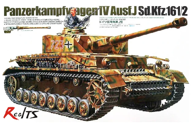 Немецкая panzerkampfdata IV Ausf RealTS Tamiya 1/35 35181 Набор пластиковых моделей J | Игрушки и хобби