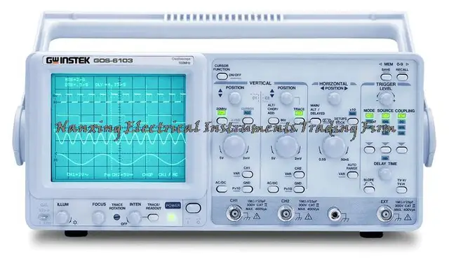 Special Price Fast arrival TaiWan Gwinstek GOS-6112 100MHz Analog Oscilloscope