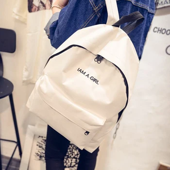 

Canvas Backpack For Girls Teenager School Bag Women Backpacks Travel Laptop Backpacks Student Bookbag sac a dos WBS627