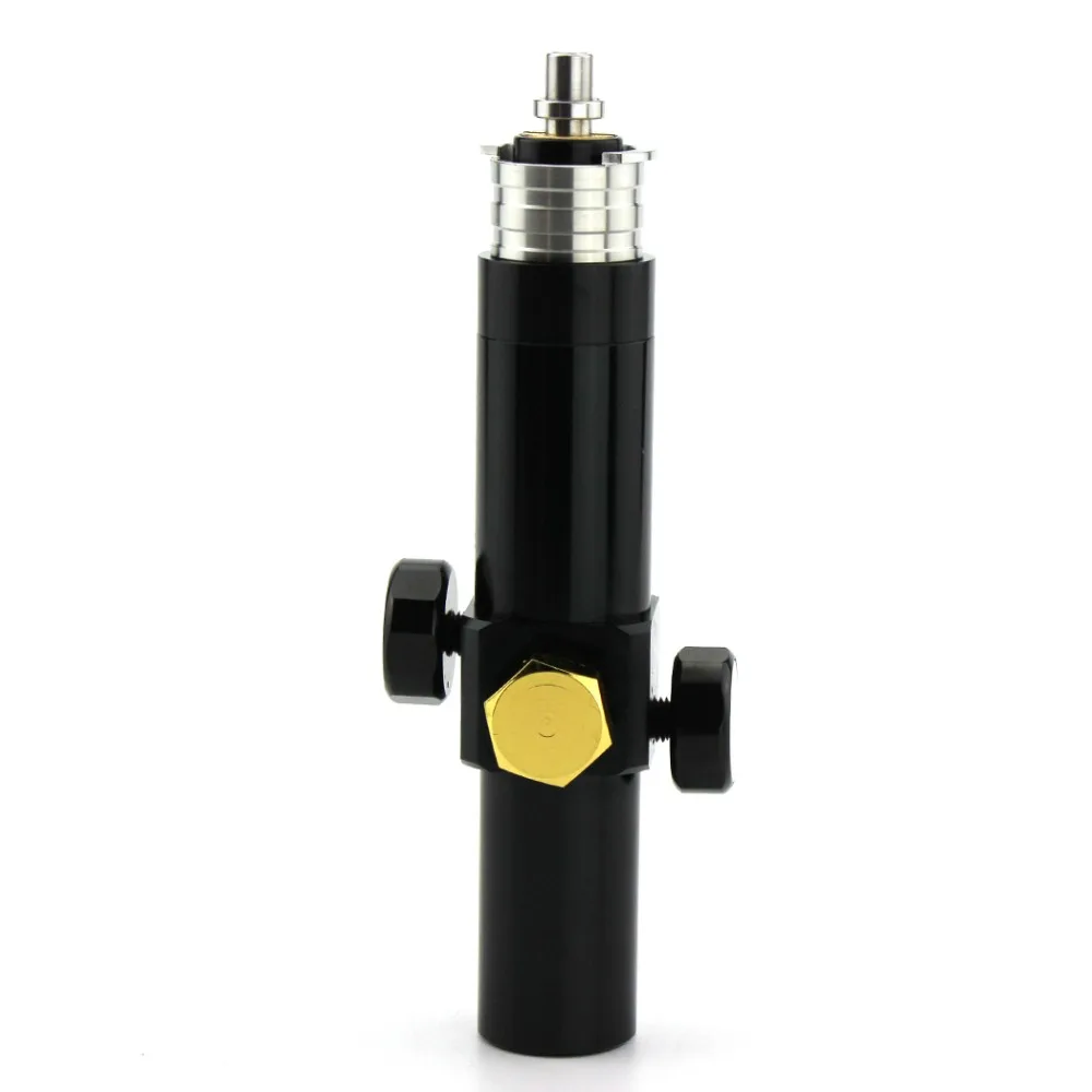 

High Pressure New Style Constant Air Valve External Adjustable 300bar 4500psi HPA Tank Cylinder Test Valves Aluminum Alloy Black