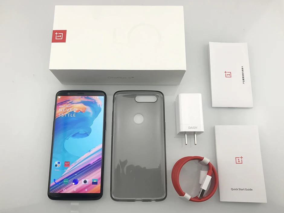 Мобильный телефон Oneplus 5 T, 6 ГБ, 64 ГБ, LTE, 4G, Восьмиядерный процессор Snapdragon 835, двойная задняя камера 6,0 дюйма, сканер отпечатков пальцев, NFC