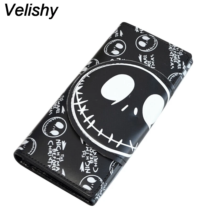 Кошелек Velishy Женский с принтом в виде черепа|wallets for women|wallets salewallet |
