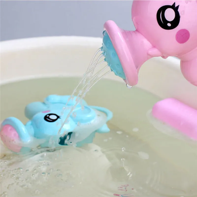Пластиковый горшок для полива слона для новорожденных, Игрушки для ванны, милый детский мультяшный инструмент для душа, водные игрушки для детей