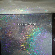 1 рулон прозрачного разбитого стекла ламинирующая БОПП пленка 12," X656'(0,32x200 м) Горячая термическая ламинирующая пленка на клеевой основе