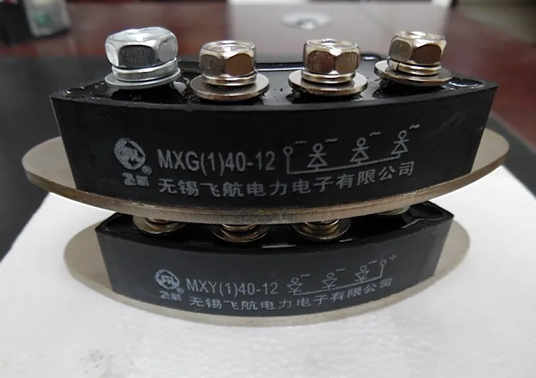 

New in original Rectifier controller module: MXY(1)40-12 MXG(1)40-12 40A 1200V ( Four terminal / Installation pitch 71mm)