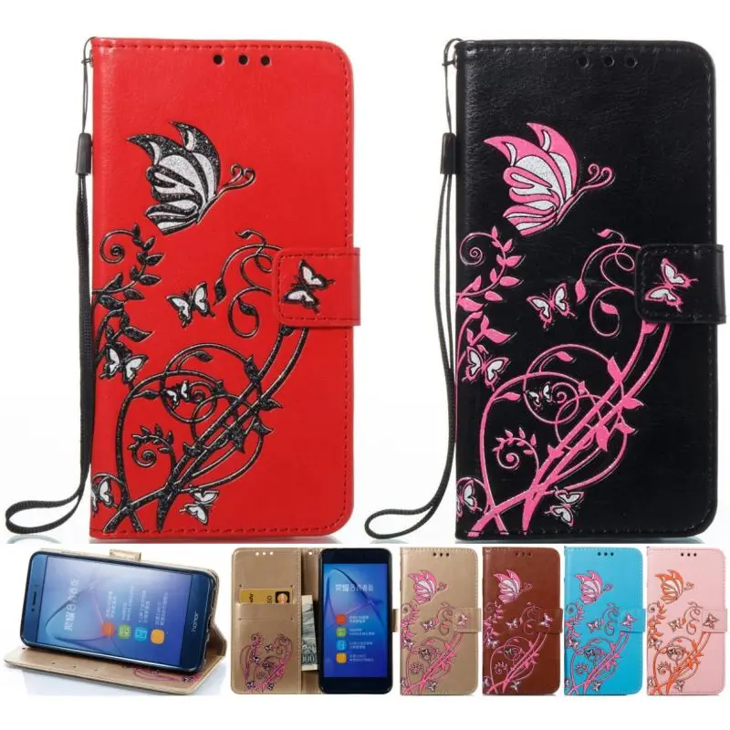 

Color Daffodil Case for Fundas Huawei P10Lite P9Lite P8Lite 2017 Honor 8 Lite Coque Leather Filp Silicone Holder Cover Capa P03G