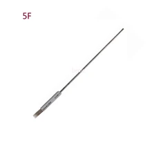 100 штук 5F плоская стерилизованная татуировка бровей и губ из нержавеющей стали Перманентный макияж иглы для татуировки Machie ручка высокого качества