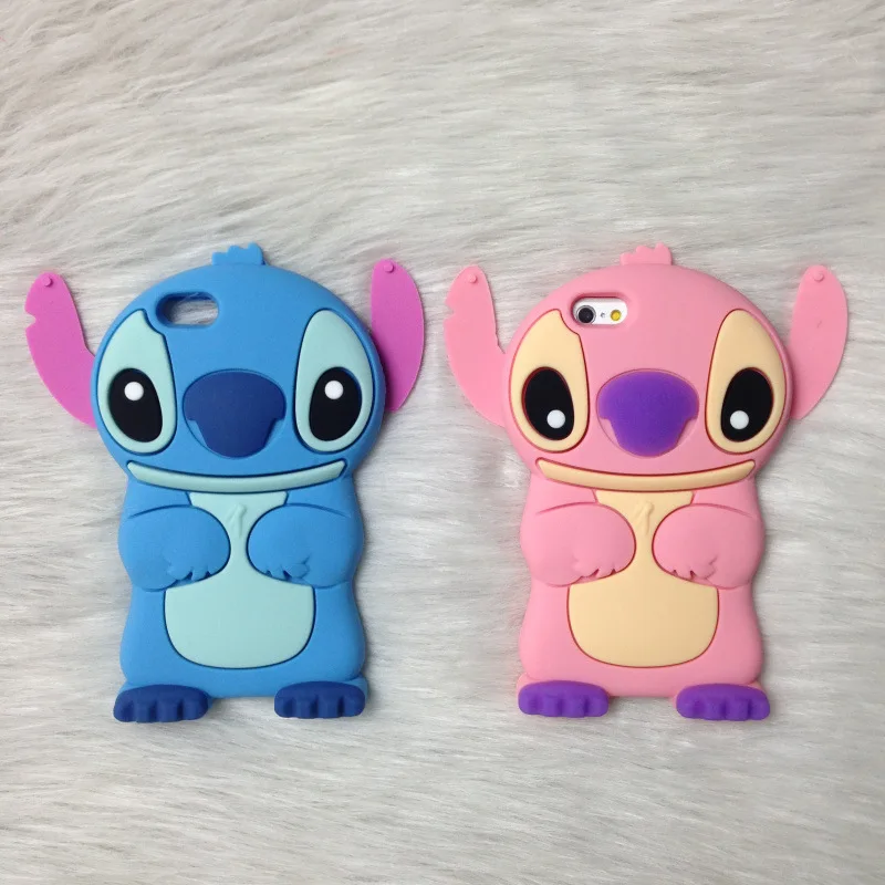 3D Cute Anime Cartoon Stitch Case For iPhone 7 Plus 6 6S