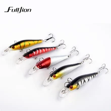 Fishing Lures Minnow Hard Wobblers Crankbait 3D Eyes Gold-plated Plastic Laser Reflective Baits Winter Fishing Decoy Tools