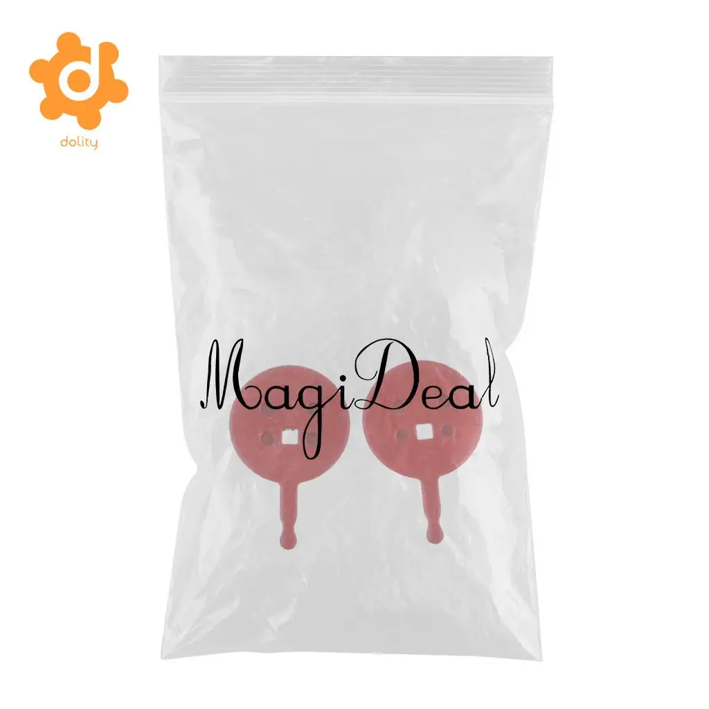 MagiDeal 1 Pair Bike Bicycle Disc Brake Resin Pads Lightweight & Durable Bike Brake Pads for Mountain MTB Road Bike Cycling