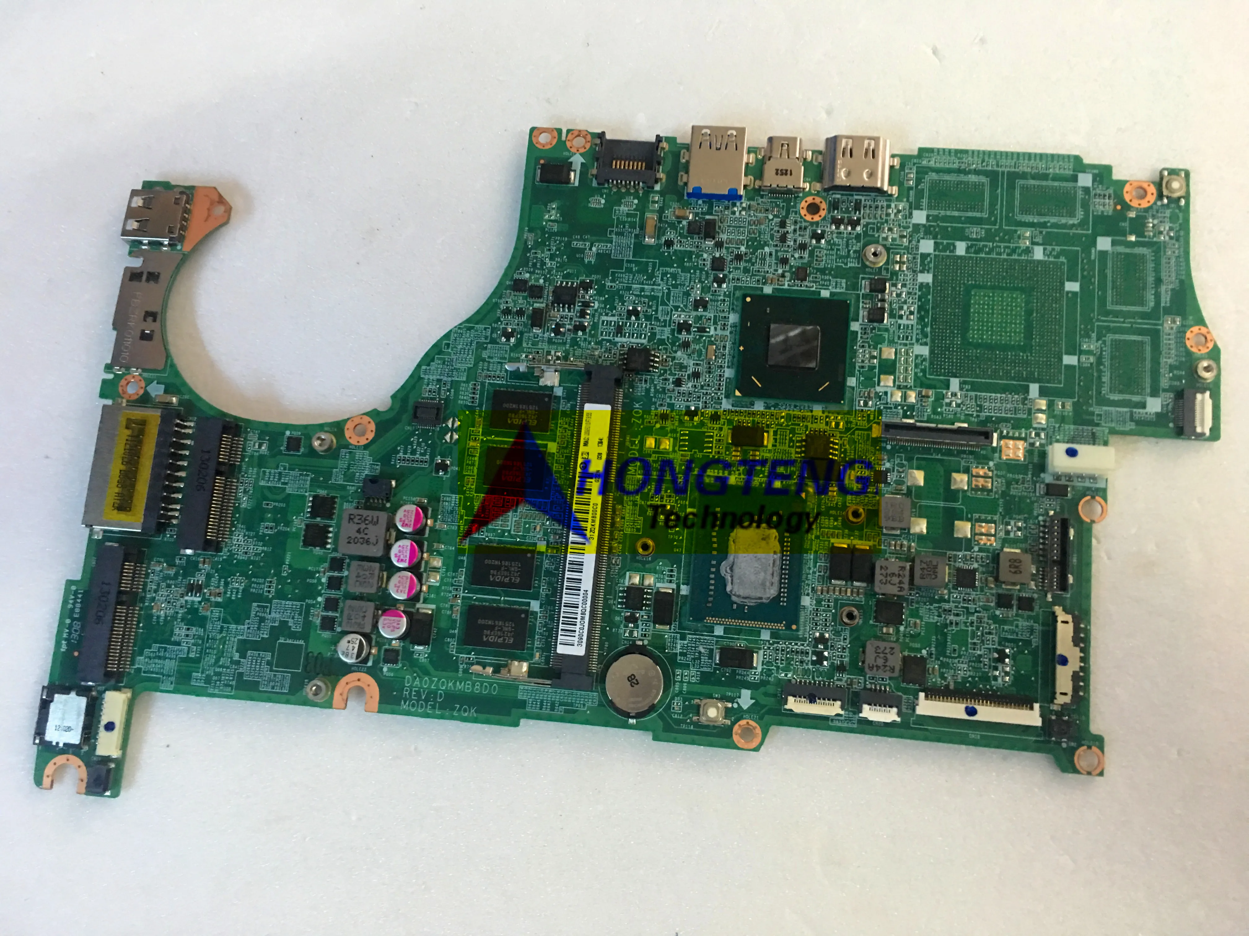 Original FOR font b Acer b font Aspire V5 572p Motherboard WITH SR0XG CPU Test OK