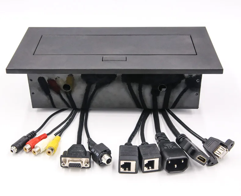 

K518 multi-function desktop socket HDMI socket computer socket VGA socket audio and video plug
