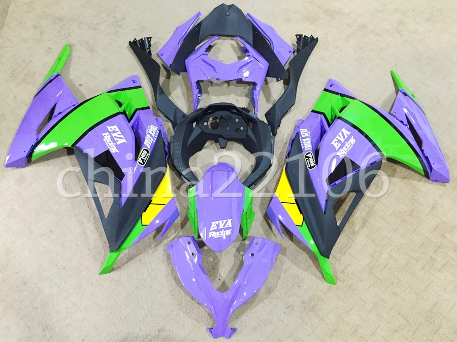 

New Injection Abs Motorcycles Fairing Kit Fit for kawasaki EX300 2013-2017 Ninja300 13 14 15 16 17 EX300 cool green purple