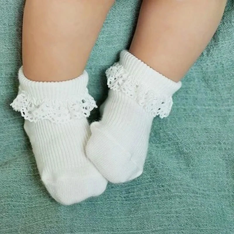 100 Cotton Baby Socks Toddler Girls Bow Pearl Calcetines Oyuncak Summer