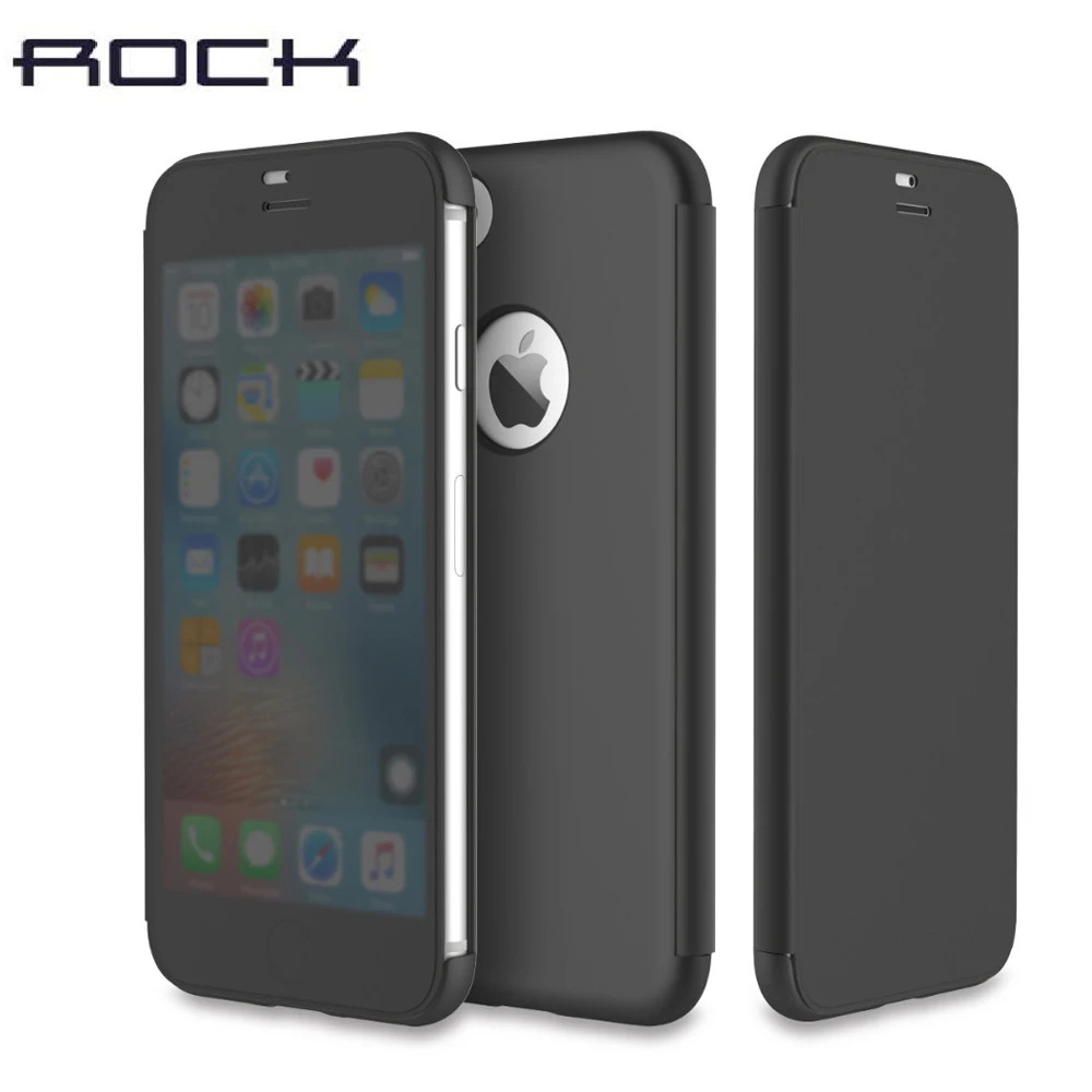 bilder für ROCK Dr. V Semi Transparent Full Screen Fenster Flip Fall für iPhone 7 Visible Berührbaren Zurück Fall für iPhone 7 Plus fall bilder für ROCK Dr. V Semi Transparent Full Screen Fenster Flip Fall für iPhone 7 Visible Berührbaren Zurück Fall für iPhone 7 Plus fall