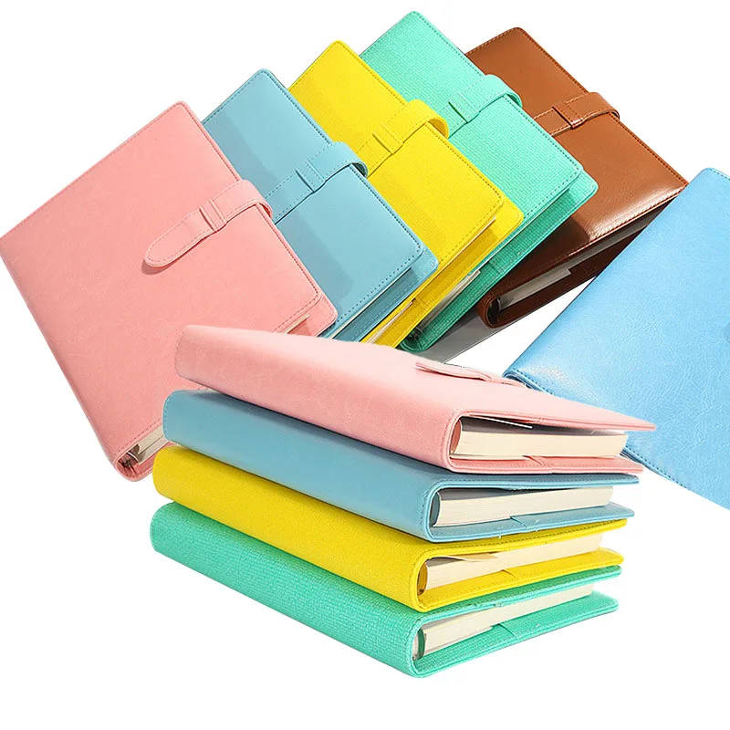 A5 PU Leather Spiral Notebook Agenda Planner Organizer Dokibook Notebook Loose Leaf Personal