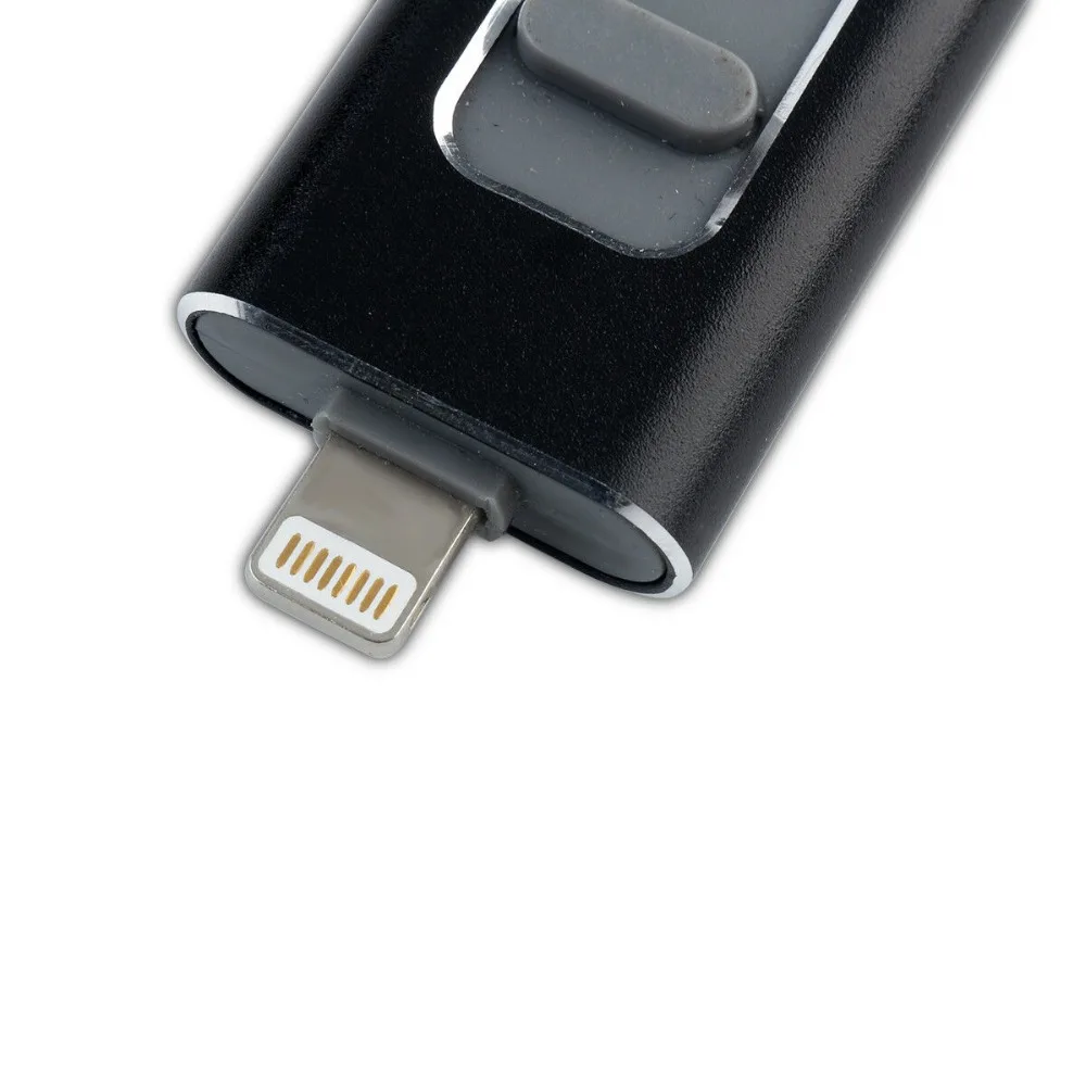 IOS флеш-накопитель 128 ГБ, 256 ГБ 64 Гб карта памяти 3-в-1 OTG USB флэш-накопитель внешнее запоминающее устройство, совместимый с iPhone, iPad и iPod Андро