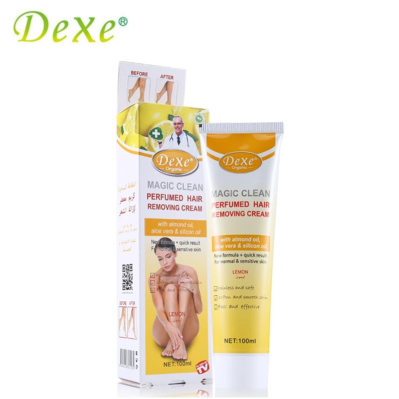 100 мл Dexe лимон/папайя/огурец парфюм крем для удаления волос для женщин и мужчин Эпилятор крем для депиляции без боли
