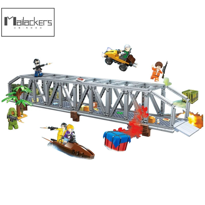 

Legoing Military Game Winner Winner Chicken Dinner Military Legoings Action Figure set Building Blocks Eat Chicken Assemble Toys