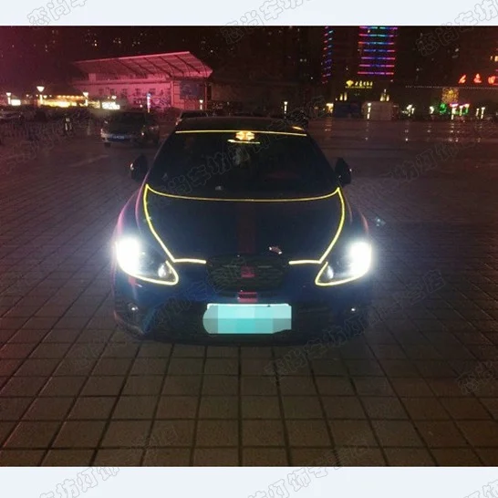 Светодиодные дневные хосветильник высокой мощности 2 шт. без ошибок для Seat LEON