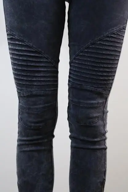 2019 модные обтягивающие джинсы с высокой талией женские уличные рваные Стрейчевые плиссированные джинсовые длинные узкие брюки на молнии