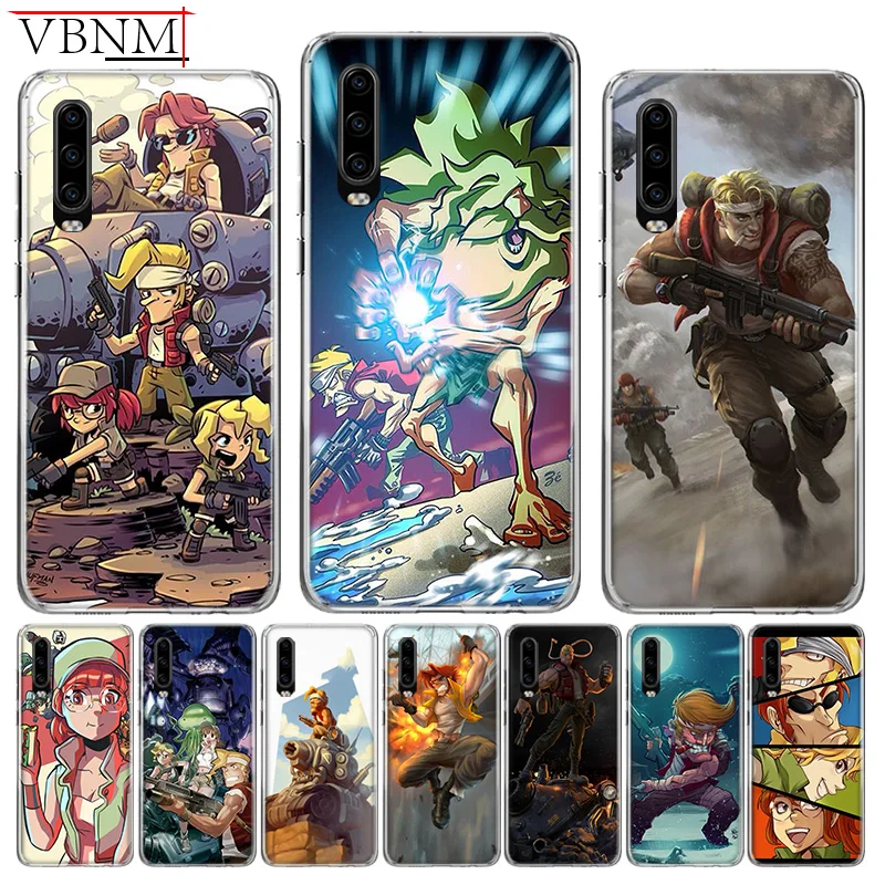 Metal Slug Силиконовые телефон назад чехол для Huawei P8 P9 P10 Lite P20 P30 Литт Pro подарок P Smart Nova