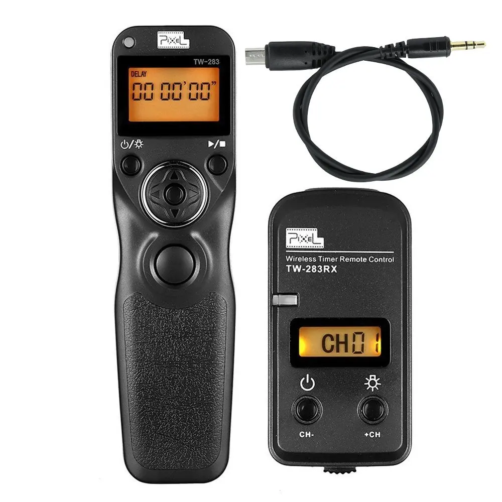 Pixel TW-283 S2 Wireless Timer Shutter Release Remote Control For Sony A58 A7 A7R A7II A7RII A75 A6300 A6000 A3000 HX300 RX100II Pixel TW-283 S2 Wireless Timer Shutter Release Remote Control For Sony A58 A7 A7R A7II A7RII A75 A6300 A6000 A3000 HX300 RX100II