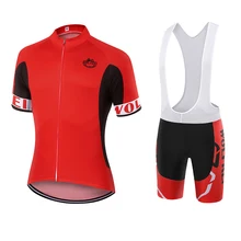 Wolfkei красный короткий рукав лето Велоспорт Джерси+ нагрудник Шорты для женщин Наборы для ухода за кожей Quick-dry дышащий MTB Ropa Ciclismo Pro велосипед одежда# WK2504