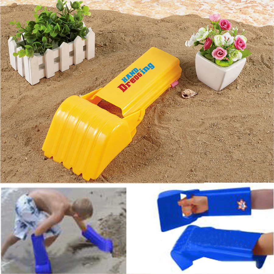 

Toy Robot Hand Beach Toys For Kids Pala de Playa Kids Seaside Excavating Tools Snow Sand Play Children Boy Outdoor Toy Sandbeach