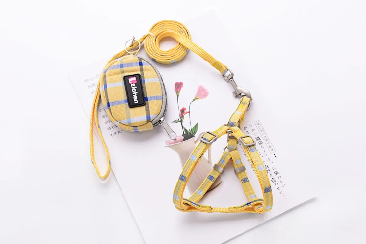 Adjustable Small Pet Cat Leash Harness Set Soft Kitten Rope Cute Princess Dog Leash Yorkies Pomeranian Doggie Puppy Collars