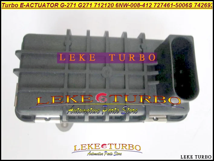 Turbo ELECTRONIC BOOST ACTUATOR Electric wastegate Valve G-271 G271 712120 6NW008412 6NW-008-412 6NW 008 412 727461-5006S 742693 (5)