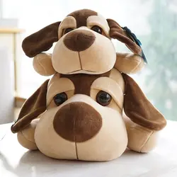 Кэндис Го! Супер милые плюшевые игрушки с изображением Больших Глаз собака папа щенка Мягкая кукла обнять подушку на день рождения