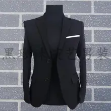 Мужские костюмы, дизайнерские, мужские, мужские, Terno, сценические костюмы для певцов, мужской черный Блейзер, Одежда для танцев, куртка, звездный стиль, платье, панк