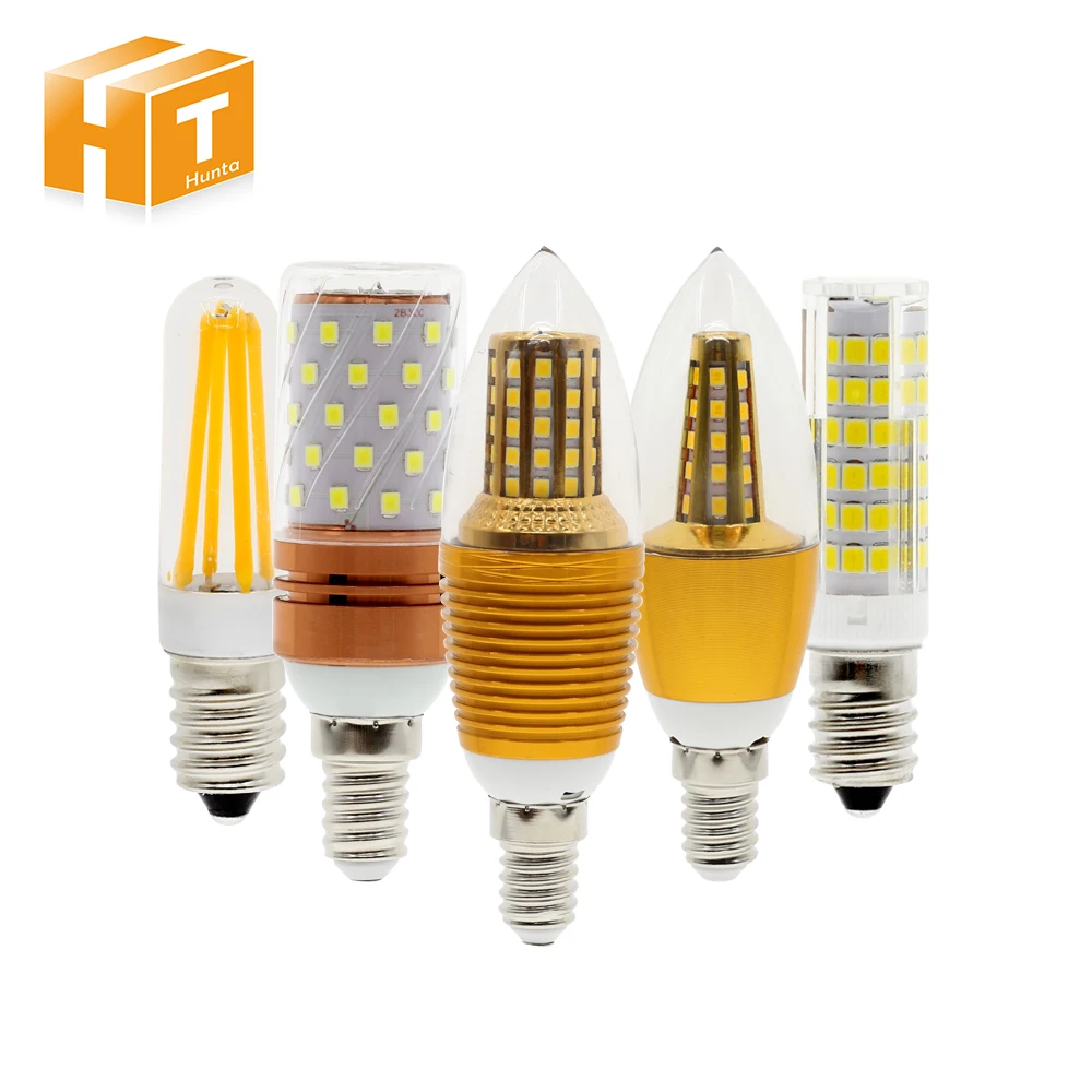 E14 LED Candle Lamp Bulb AC220V COB/Fridge Lights/Screw Thread/Sky Stars Bulb Spotlight White