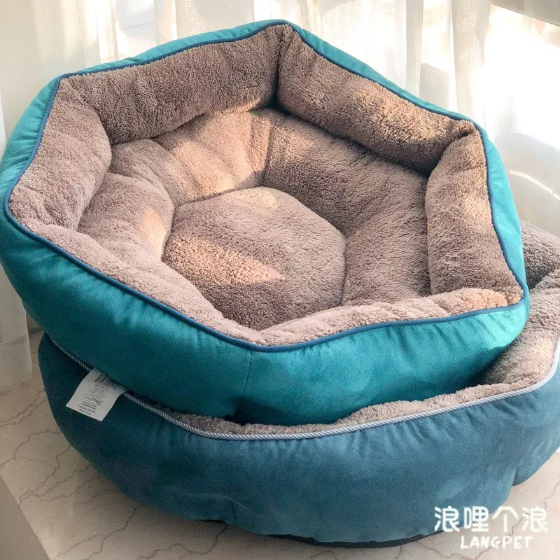 Кошка Домашняя большая собака кровати для средних домик для питомцев мягкая замша собака кровати для больших собак дом матрас большая кошка кровать подушки для домашних животных
