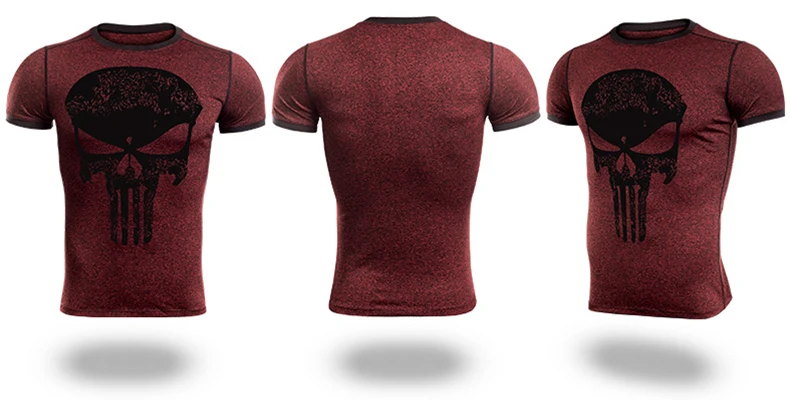 Новая мужская быстросохнущая футболка для бега, Спортивная футболка, Мужская футболка для фитнеса, эластичная Спортивная футболка для баскетбола