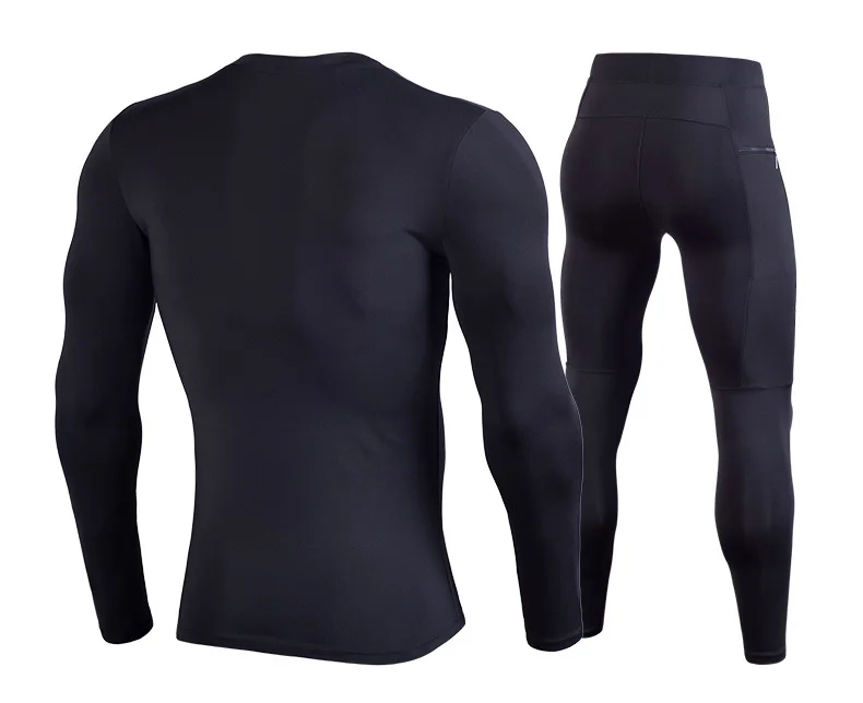 MMA Kit rashguard Male Man Compression Sports Suit Quick drying Perspiration Fitness Training Sportswear Jogging Running Clothes (23)