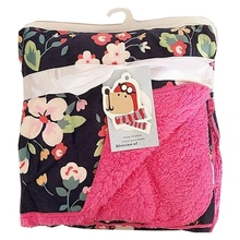 Baby Blanket New Brand Thicken Double Layer Coral Fleece Infant Swaddle Envelope Stroller Wrap For Newborn Baby Bedding Blankets