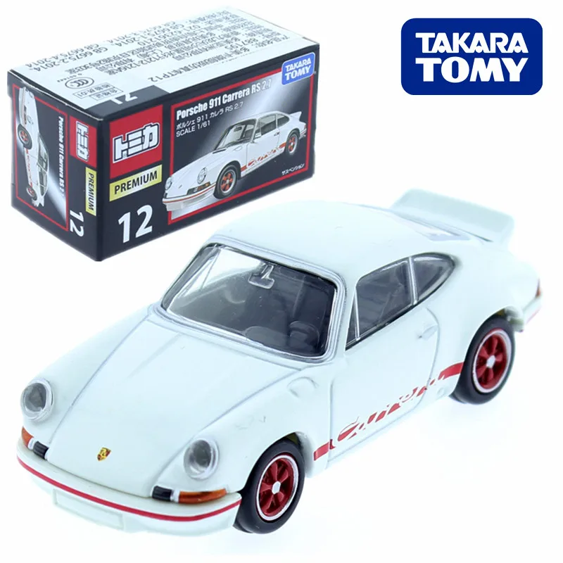 Discount Tomy Tomica Premium car toy tank plane Vehicles HONDA NISSAN GTR Porsche TOYOTA Subaru cars Diecast toy model kit toys - Цвет: 12 Porsche 911