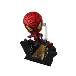 Chanycore Spiderman 1 шт. 10 см Удивительный Человек-паук Nendoroid Marvel фигурку Коллекция Модель Куклы милые подарки детям Игрушечные лошадки