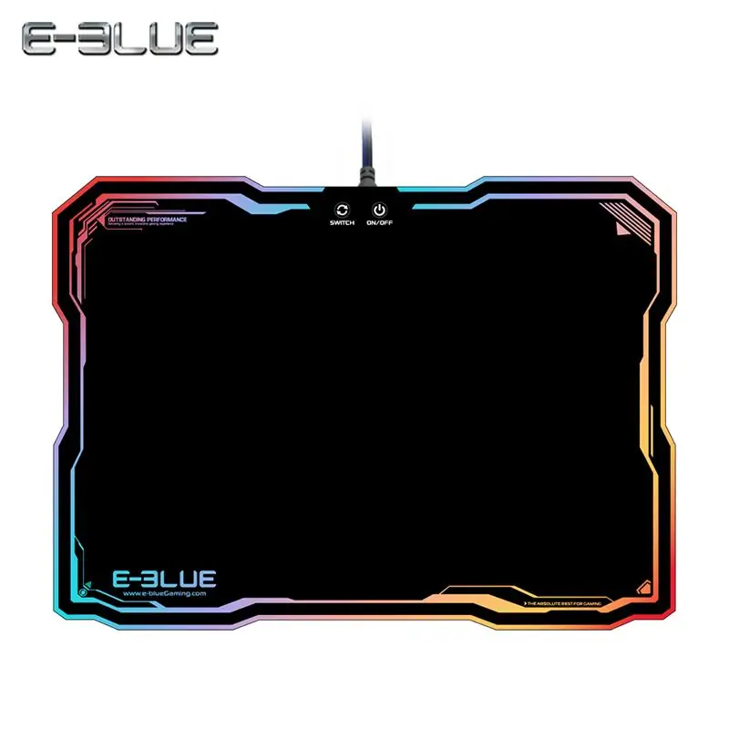 

E-3LUE Original Mouse Pads EMP013 Pro Gaming Mouse Pad Gamer with 10 Models RGB Light Rubber Mice Mousepad E-Blue Muismat