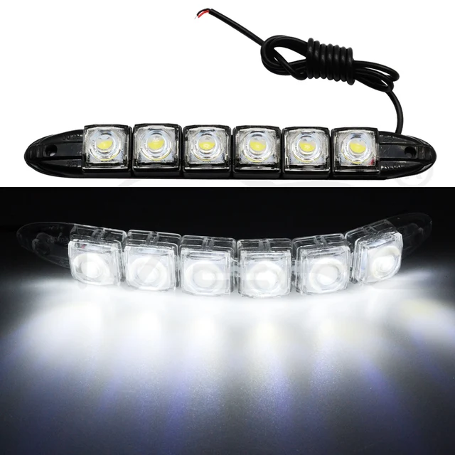 COB DRL Fog Light 6Led 9Led 10Led Flexible Silicone white Daytime Running Lights Auto Led HeadLamp IP67 Waterproof 10w Bright