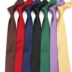 Для мужчин однотонные Цвет проверок в полоску тканый галстук, жаккардовый свадебный галстук новый YFTIE0045