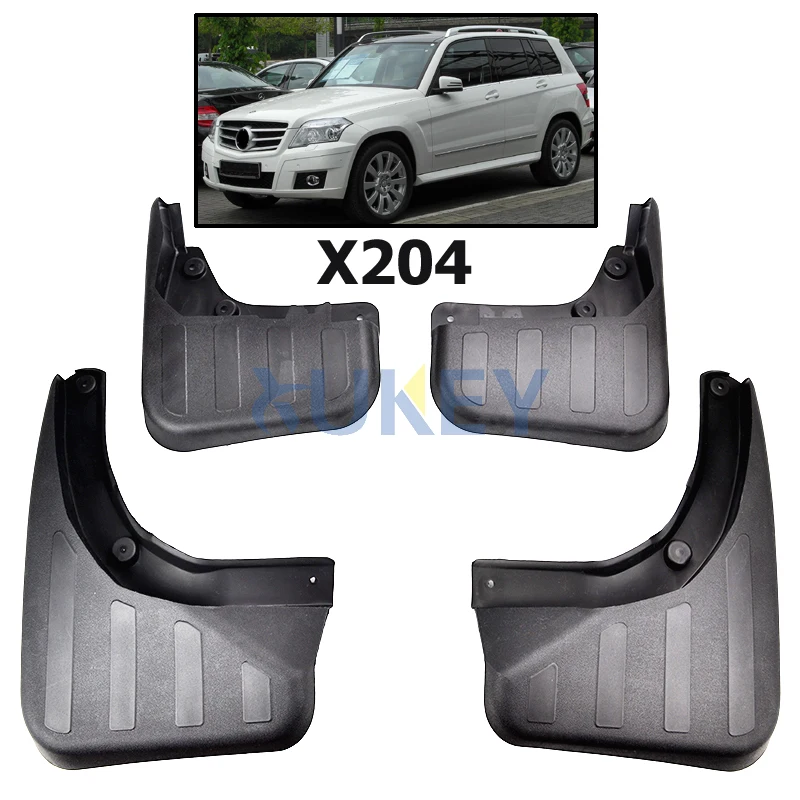

Splash Guards Mud Flap Set OE Styled Car Mud Flaps For Mercedes-Benz GLK Class 2010-2016 Fender 2013 2014 Front Rear 220 250 350