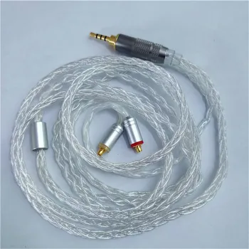 

Silver-plated MMCX cable DIY carbon fiber five-pole balanced plug earphone cable headphones accessories for shure se535