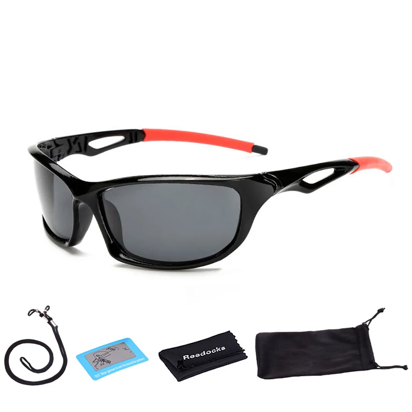 Reedocks Новые поляризованные очки для рыбалки Для мужчин Для женщин вождения очки для верховой езды солнцезащитные очки для улицы, спортивные, аксессуары для глаз, солнцезащитные рыболовные аксессуары - Цвет: F03 with Bag