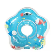 Плавательный круг для детей мультфильм плавательный круг для шеи для новорожденных надувной матрас аксессуары младенческой плавать безопасность младенца ванны продукты